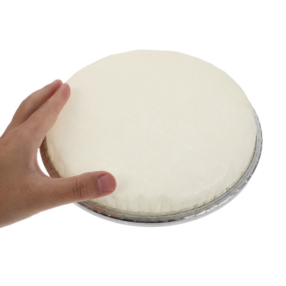 African Hand Drum Head 8 Inch - Percussion Replacement Djembe Drum Head Skin -