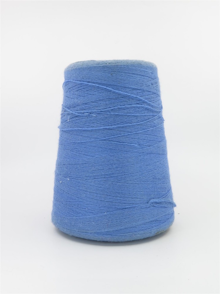 Wool Thread National Yarn Corp 3/7 7E Machine Cone Spool Blue
