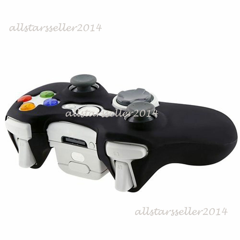 Silicone Protective Rubber Skin Cover for Microsoft XBox 360 Controller Case US
