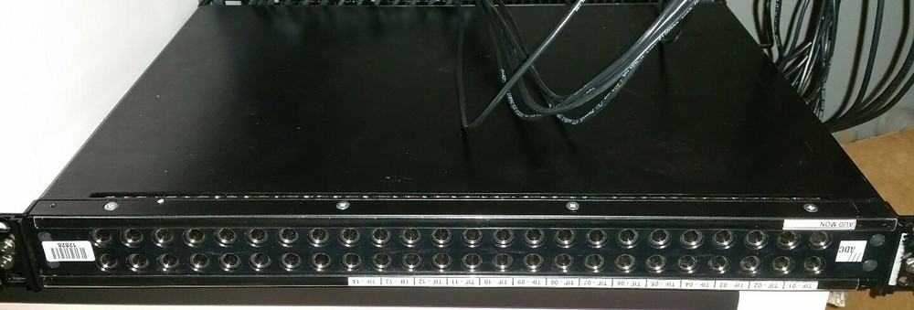 ADC-Commscope PPA1-14MKIINO ProPatch QCPII 1RU 2x24 Longframe Audio Patchbay