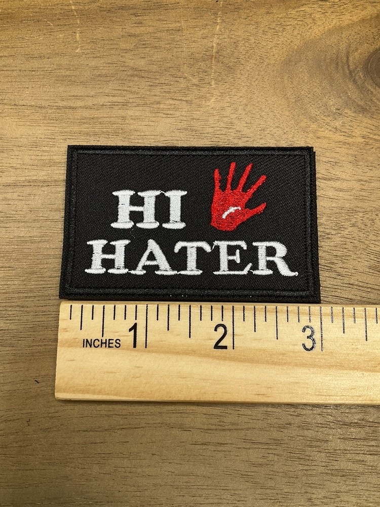Embroided Patch Hook Loop Hi Hater