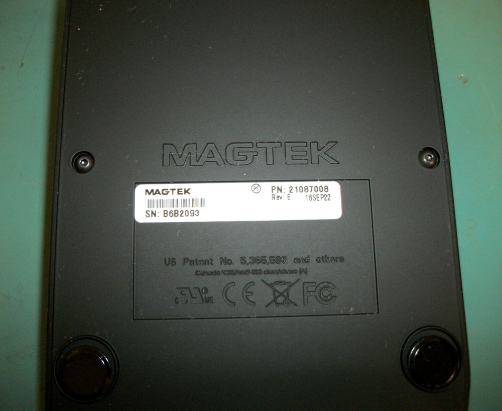 MAGTEK P/N 21087008 Dynapad Card Reader Authenticator Encrypted Keypad w/USB