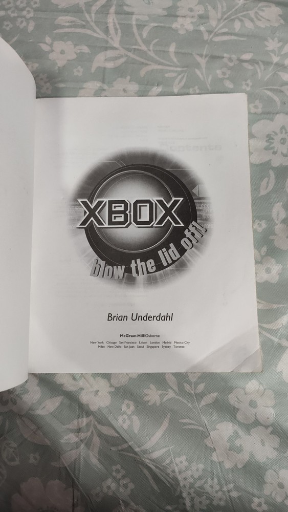 Xbox Blow The Lid Off Strategy Guide Book