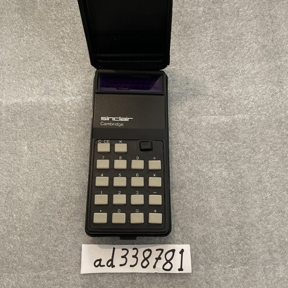 Sinclair Cambridge Calculator Full working order with case