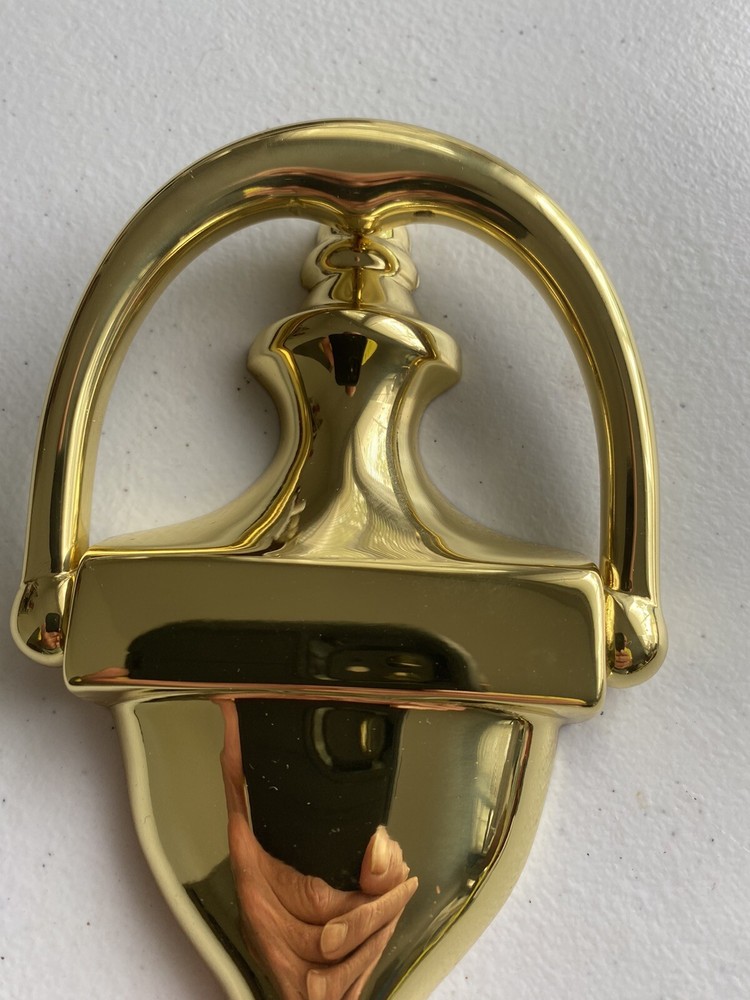 BALDWIN?-Polished Brass DOOR KNOCKER