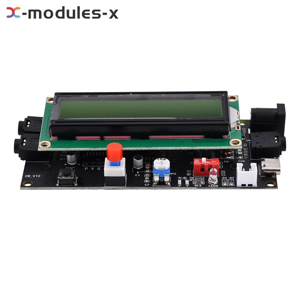 TYPE-C LCD Ham Radio Essential CW Decoder Morse Code Reader Translator Accessory