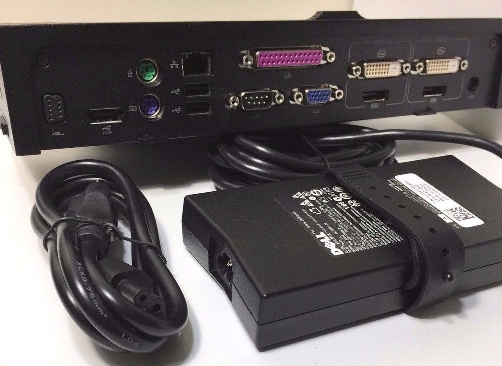 Dell EPort Plus Docking Station PRO2X with PA4E Adapter E6400 E6410 E6420 E6500