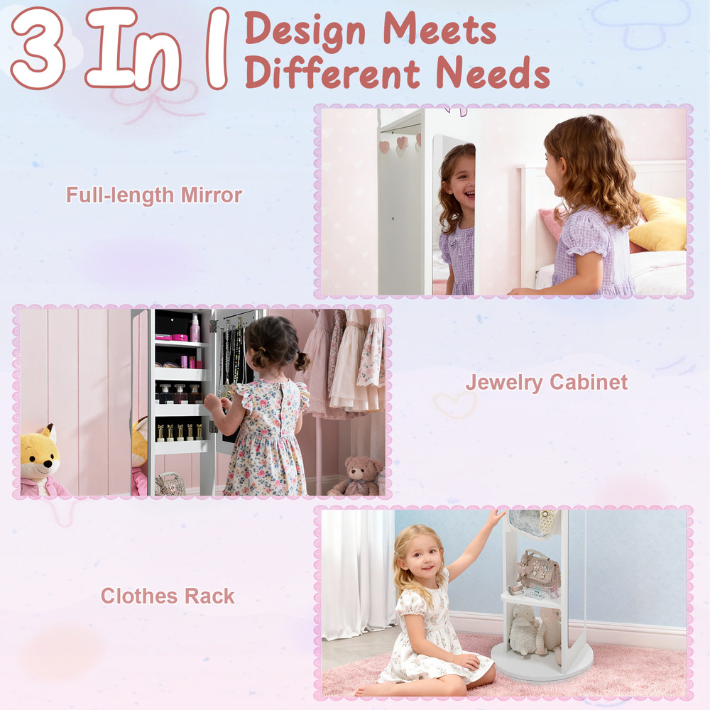 White, bow-patterned, MDF (medium-density fiberboard) painted finish