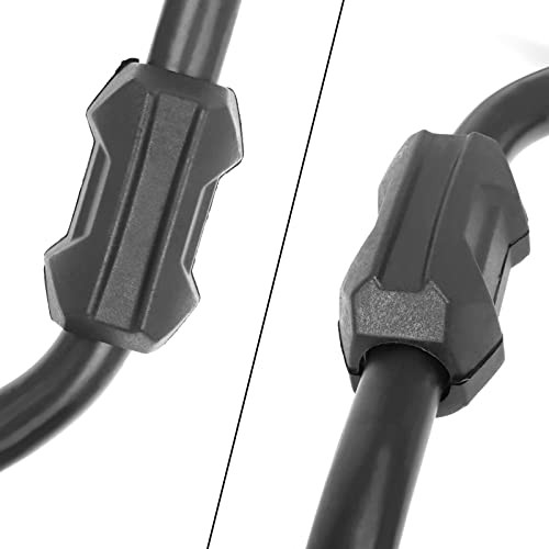 Worldmotop Universal for 2PCS 23MM Motorcycle Engine Guard Bumper Protector