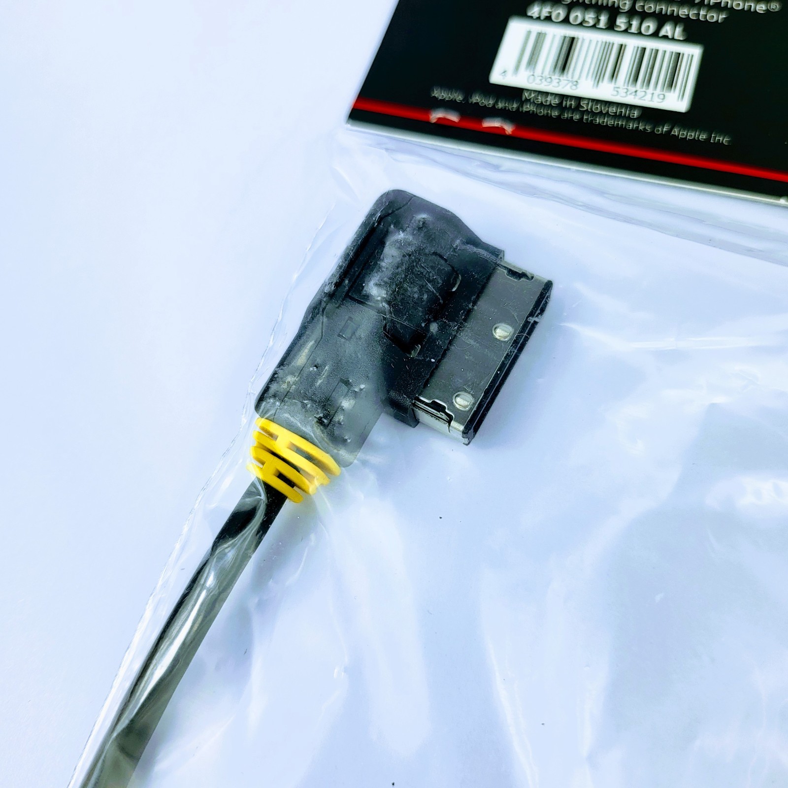 Audi OEM iPhone iPod Lightning Adapter Cable 4F0051510AL