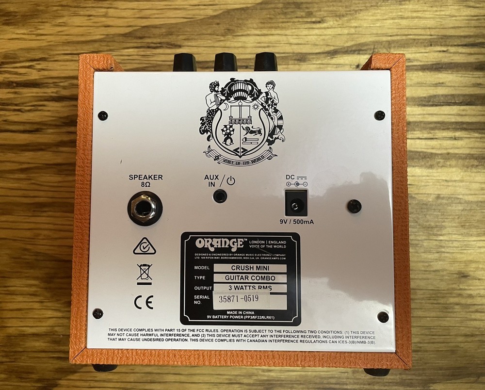 Orange Crush Mini 3W Micro Amplifier - Orange