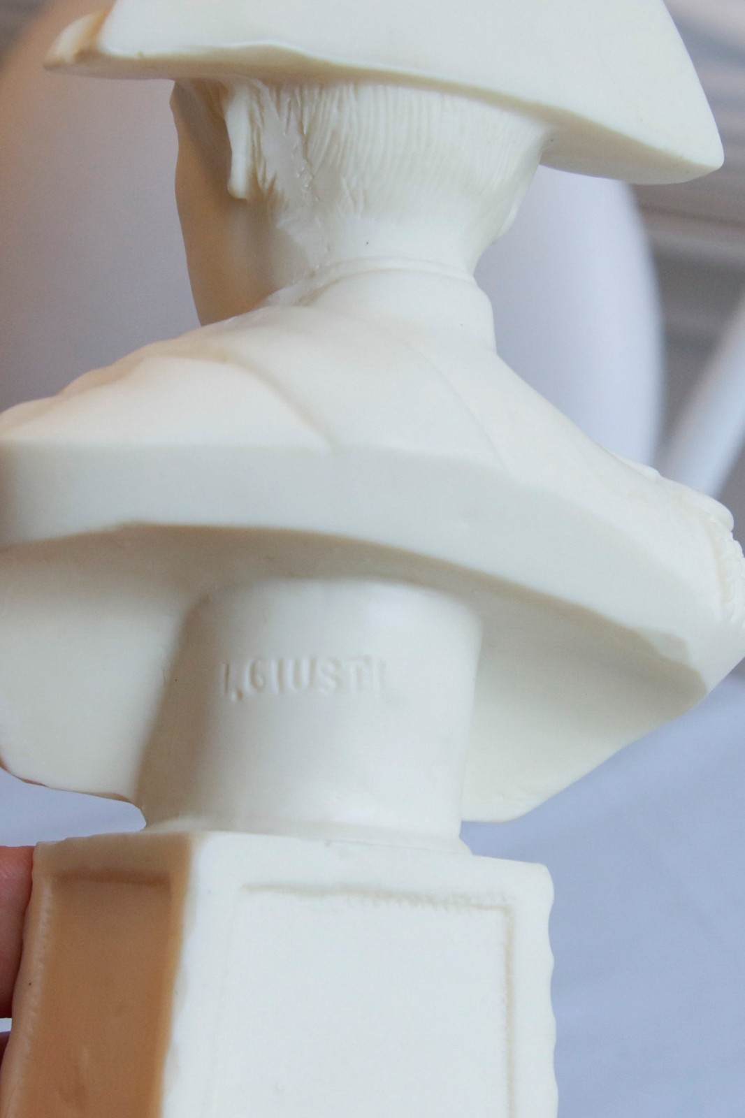 Bust of French Emperor Napoleon Bonaparte Waterloo Battle War