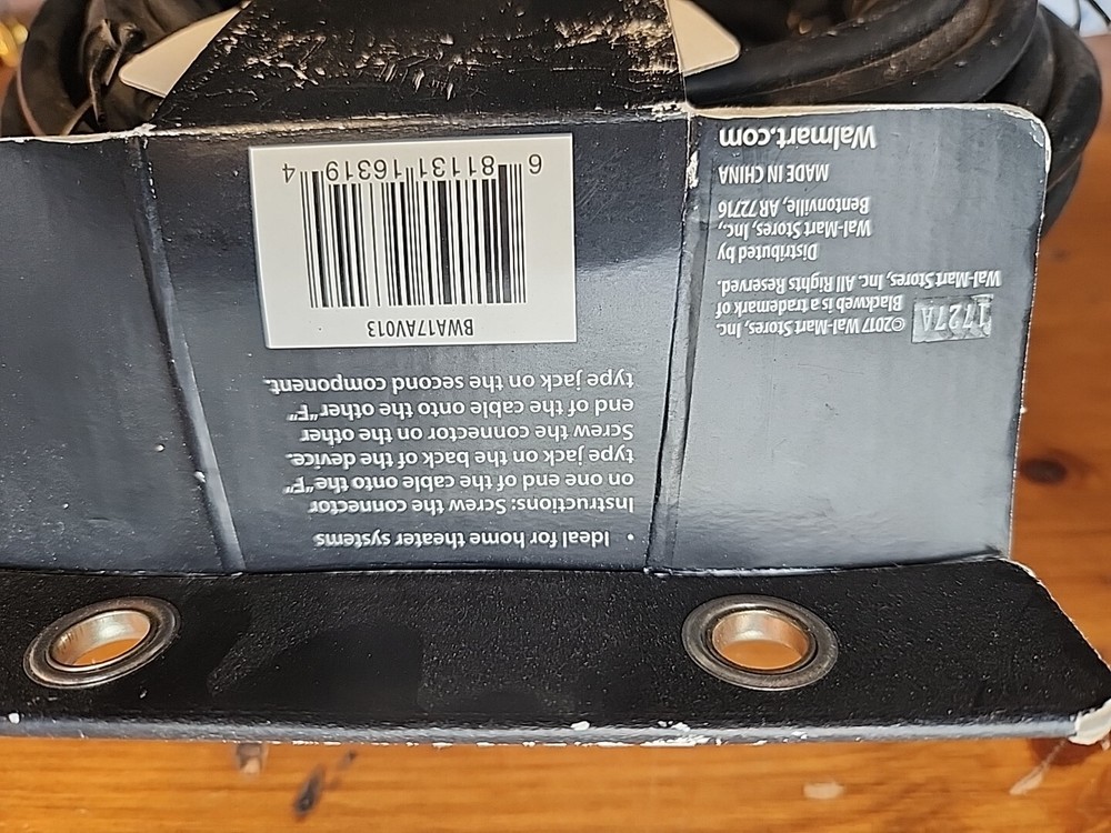 BLACKWEB 100 FT. QUAD-SHIELD COAX CABLE