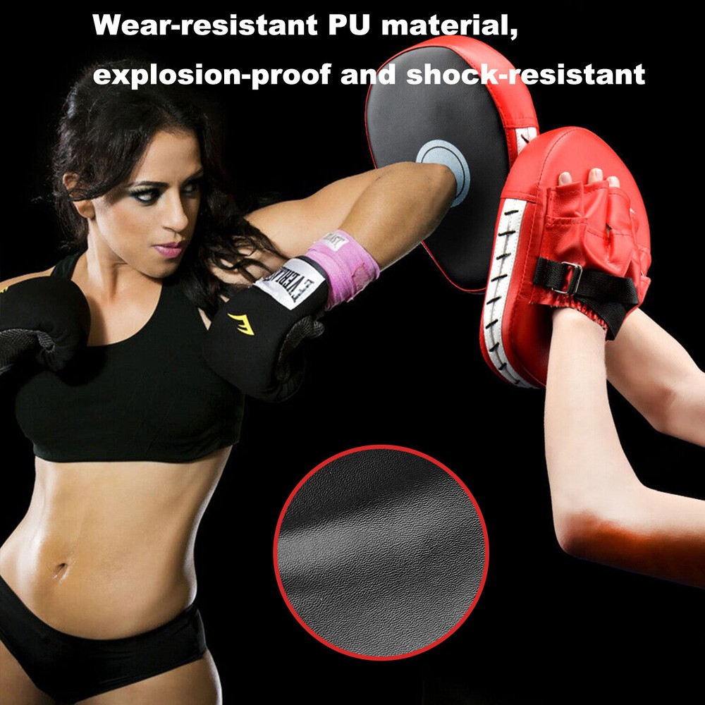1/2PCS Specialized Curved Boxing Targets Training Leather Urethane Boxing Target