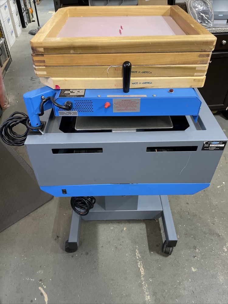 MORANTZ The Screen-A-Print Printer w/ Exposure Unit, Flash Cure, Screens & More