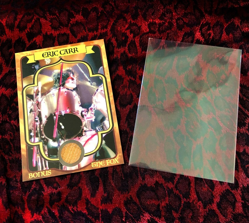KISS - ERIC CARR Official Played Drumstick Trading Card - New for 2025 w/case!!