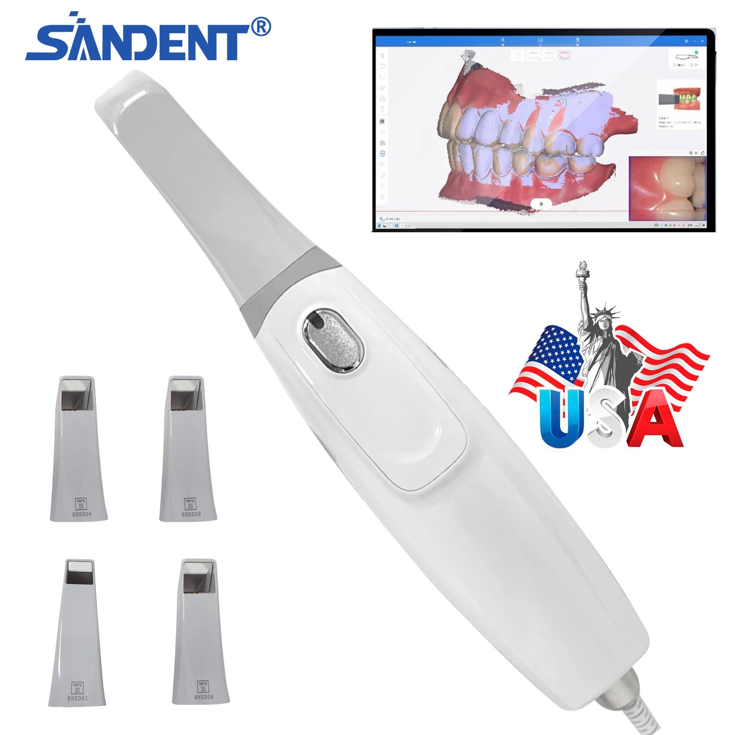 Factory Price 3D Oral Fast Speed Digital Dentist 3D Dental Intraoral Scanner