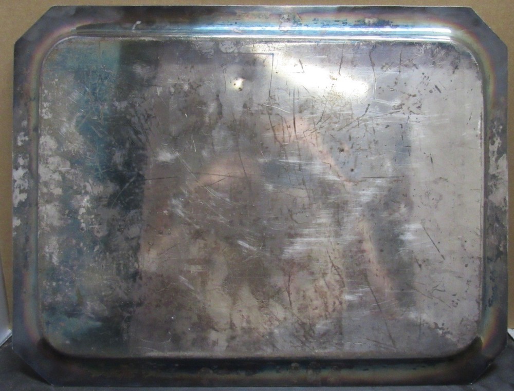 VICTORIAN SILVER PLATE TEA SET 5 PIECE MERIDEN 1880'S EX. CONDITION ENGRAVED