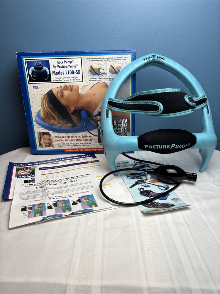 Posture Pump 1100-SX Single Neck Air Cell Extra Strength Cervical Disc Exerciser