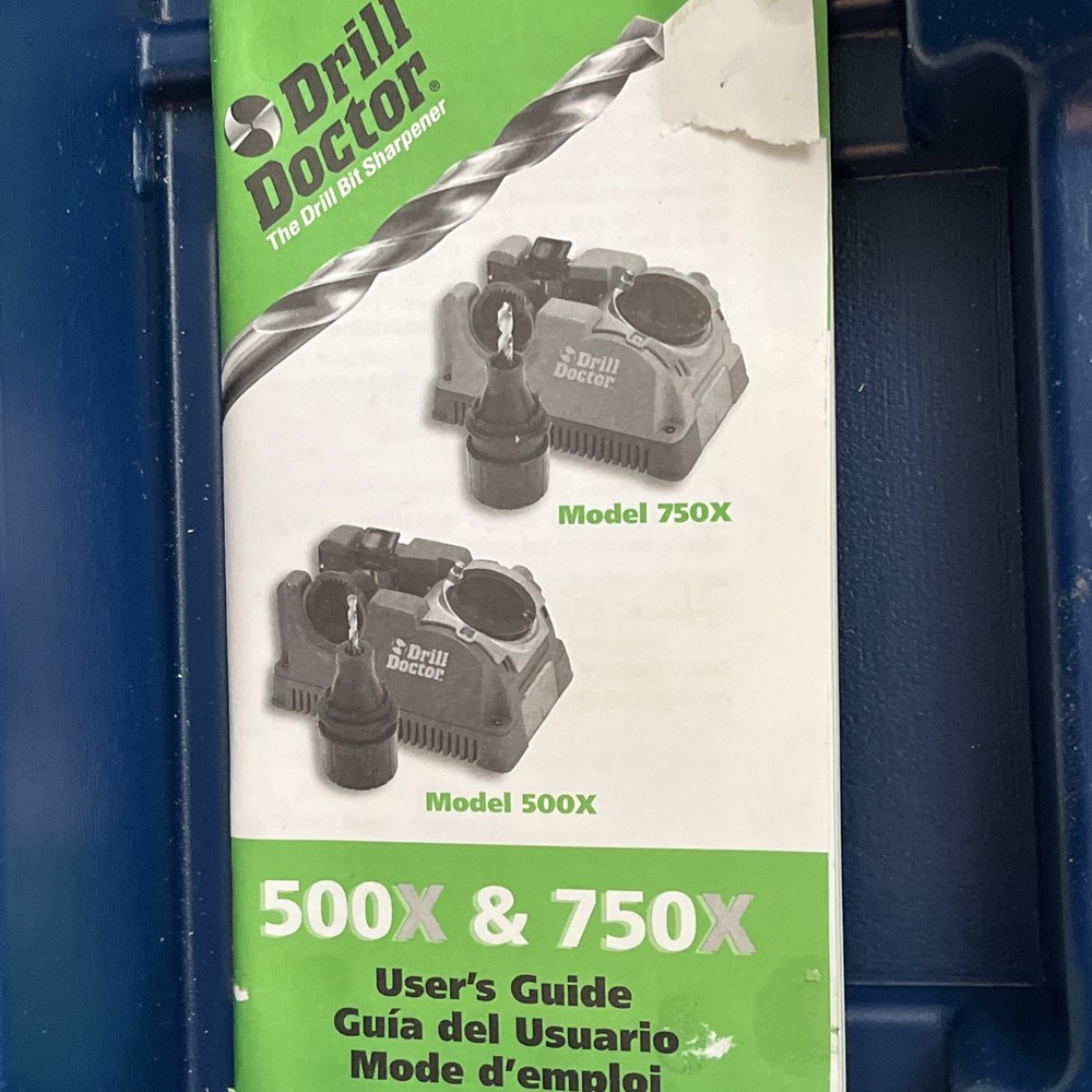 Drill Doctor 500X Drill Bit Sharpener With Case