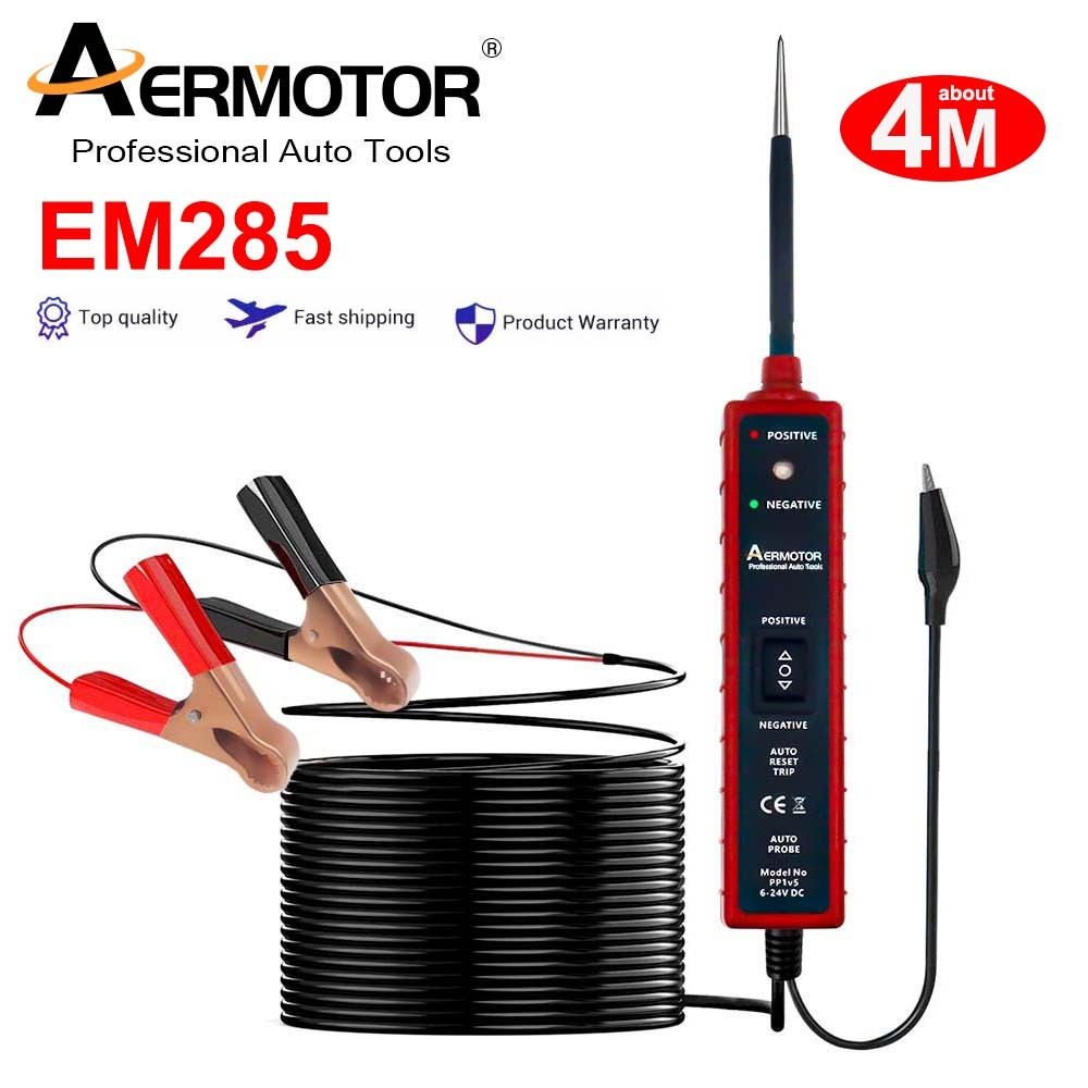 AERMOTOR Digital Automotive Power Probe Circuit Electrical Tester Device System