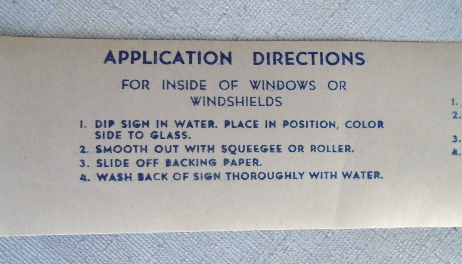 Buy Defense Bonds..stamps decal, Government issue, dated 1941