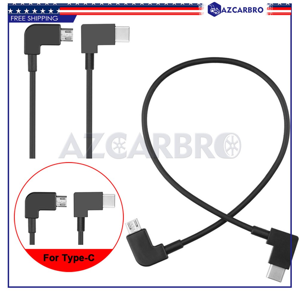 OTG Micro USB Type-C Cable Data Cord For DJI Mavic 2 Pro/Zoom Remote Controller
