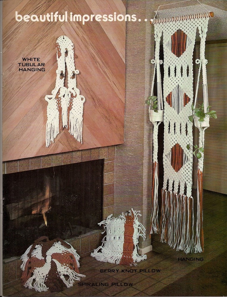 Desk Pad, Clock & Pencil Cup Patterns - Craft Book: #GM9 Macrame With Style