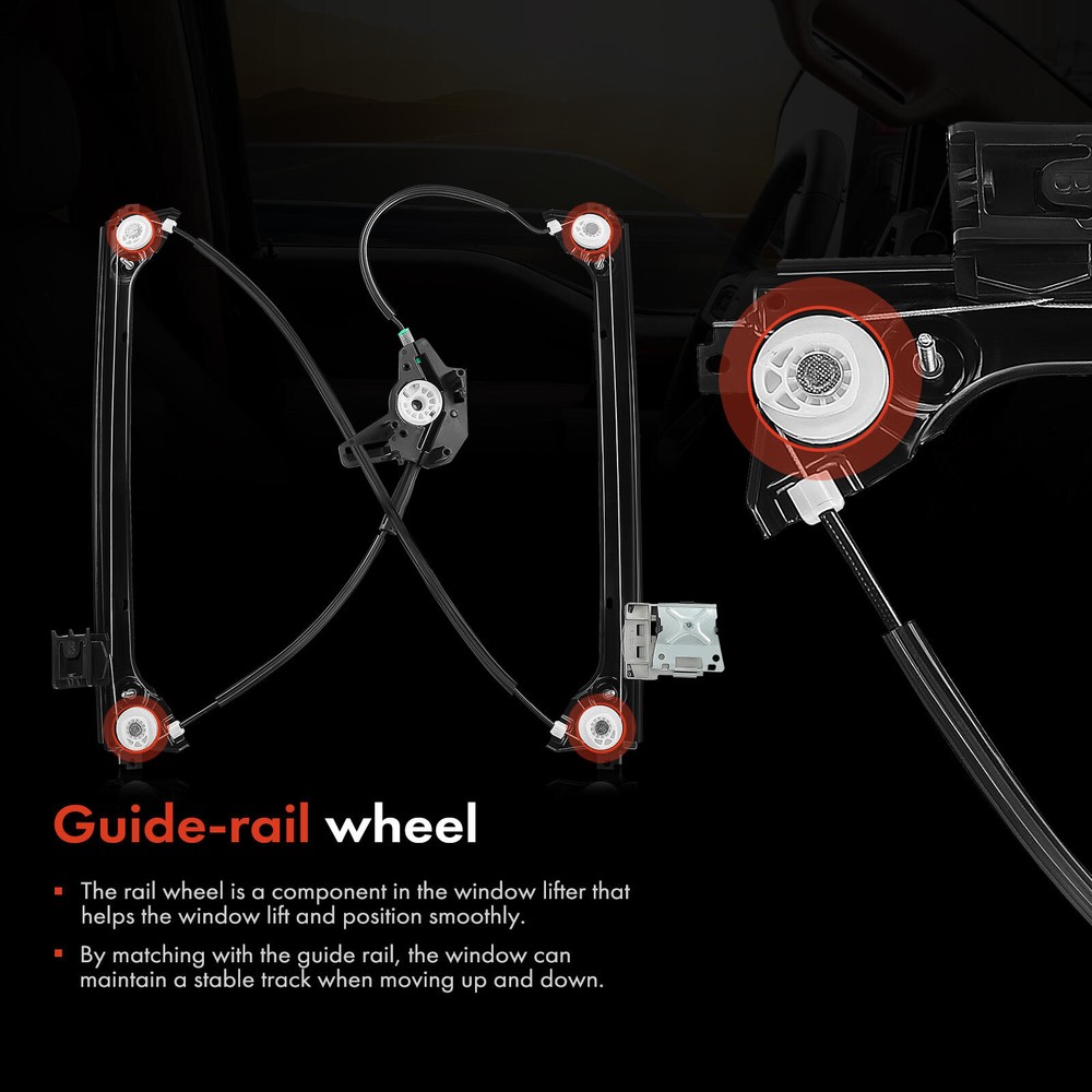 Front Left Driver LH Side Electric Window Regulator for Tesla Model X 2016-2023