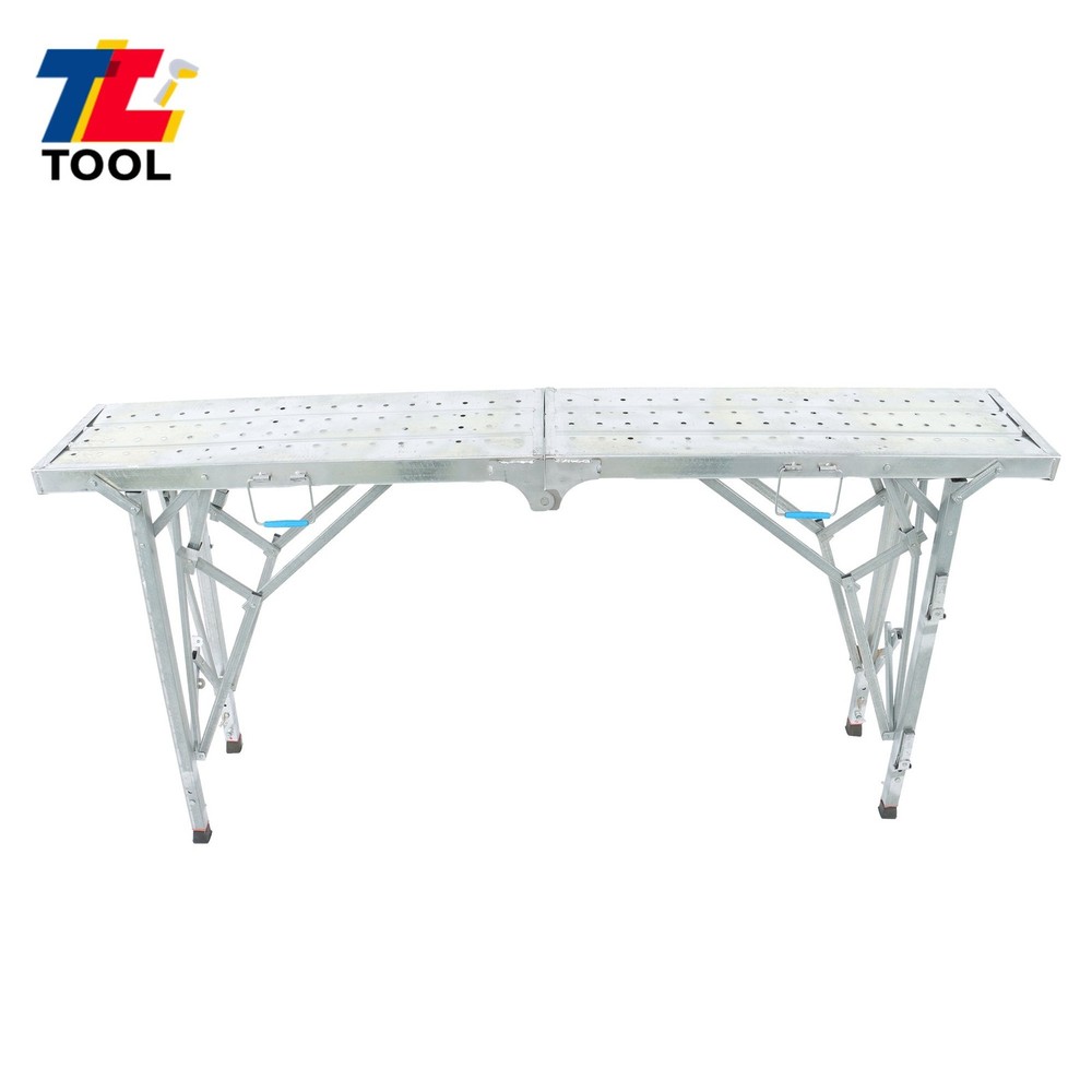 1.8m Aluminum Alloy Portable Folding Adjustable Scaffolding Work Platform