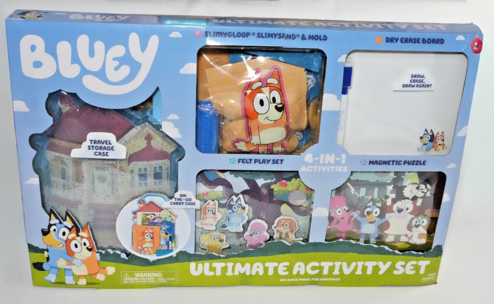 Bluey Ultimate Activity Set – 4-in-1 Activities – 35pc – New in Box