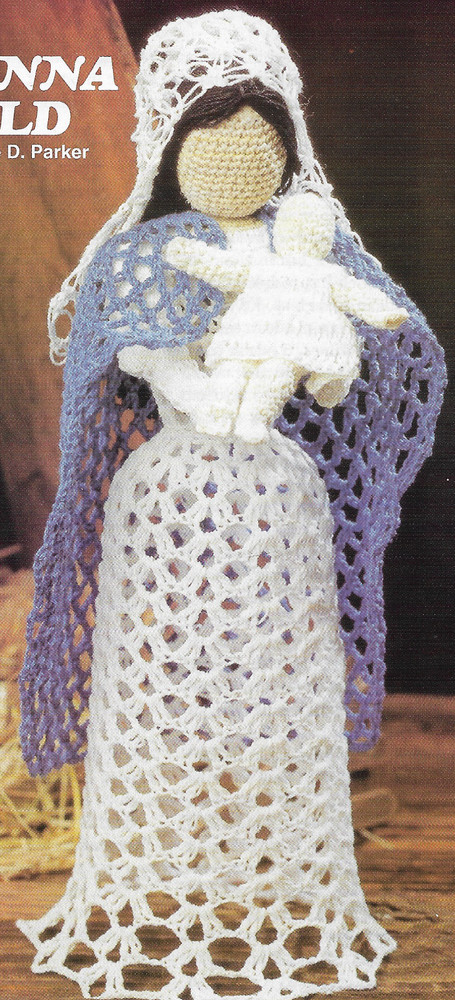 Madonna & Child crochet PATTERN INSTRUCTIONS