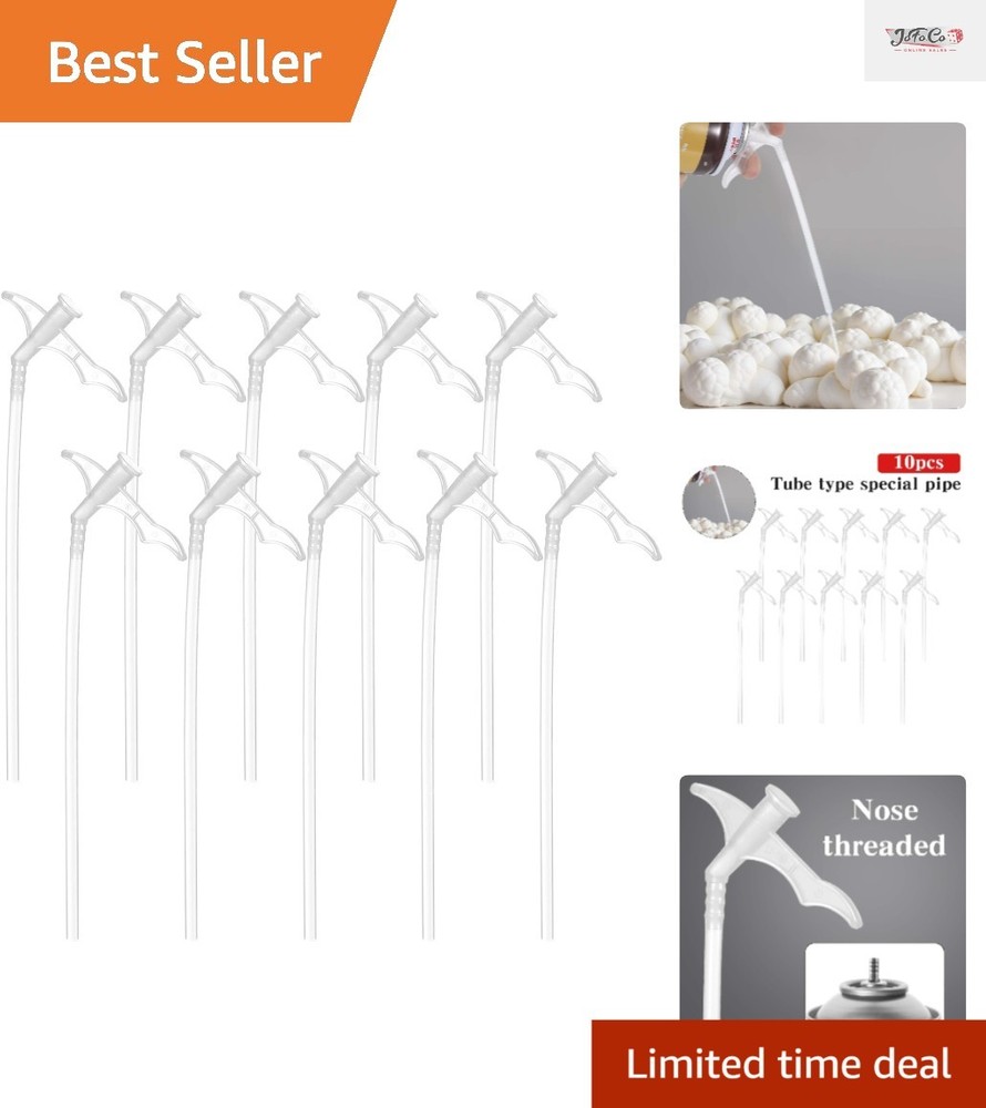 10Pcs Transparent Spray Foam Nozzles - Precision Tools for DIY Projects
