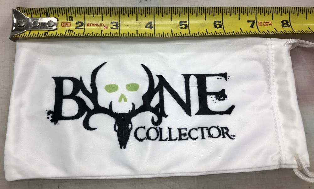 Six (6)Bone Collector Drawstring Pouches