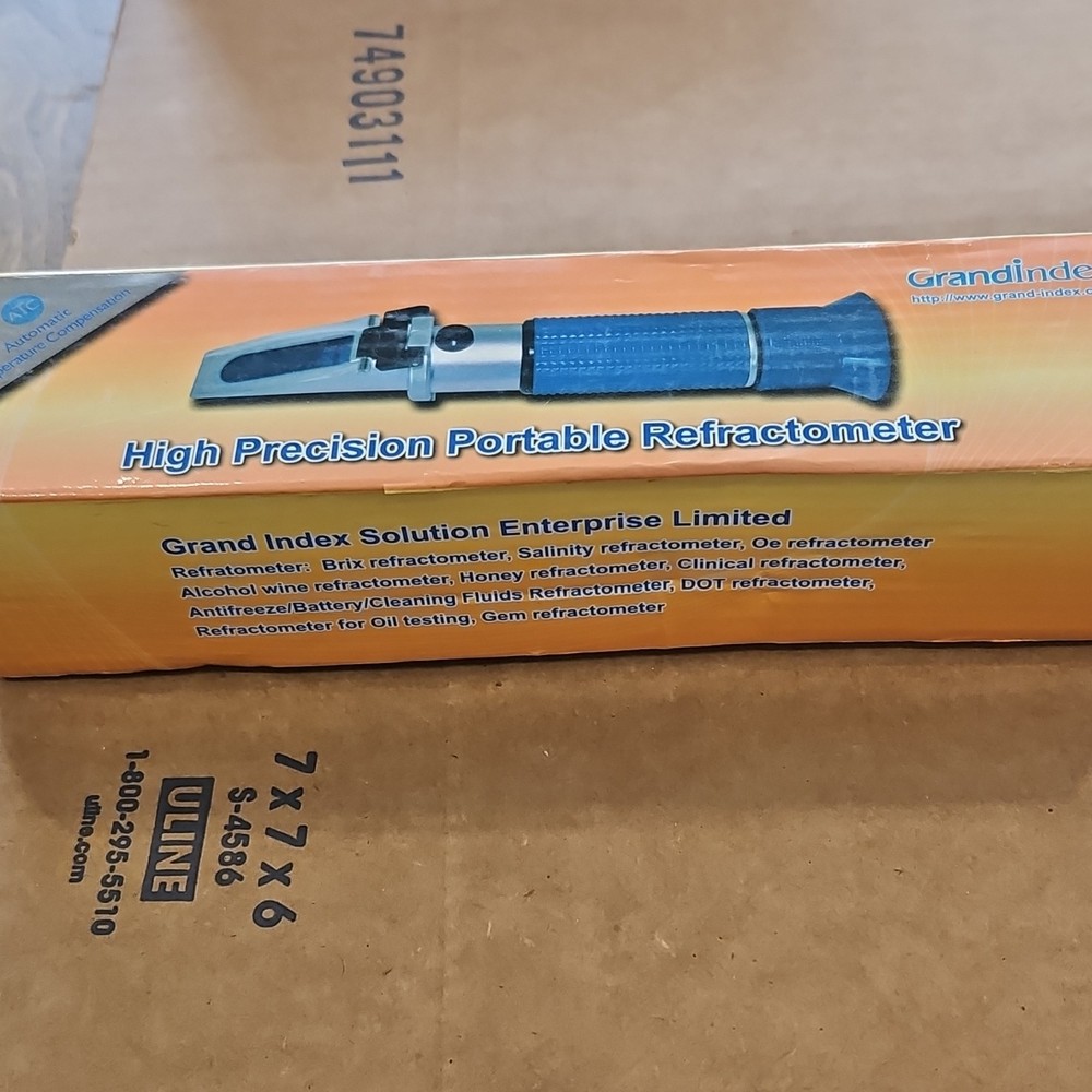 Grand Index Solution Enterprise RSG-100/ATC Handheld Refractometer Lab Oil Gem