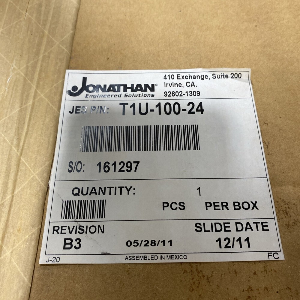 Jonathan JES T1U-100-24 Sliding Rack Shelf (ware)