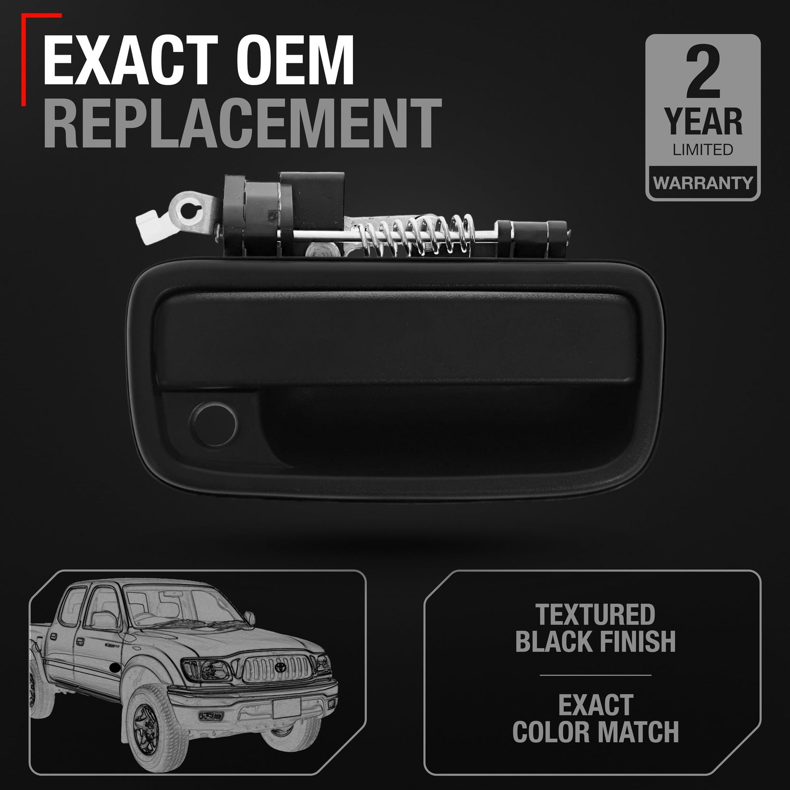 69210-35020 95-04 Toyota Tacoma Exterior Front Right Passenger Side Door Handle