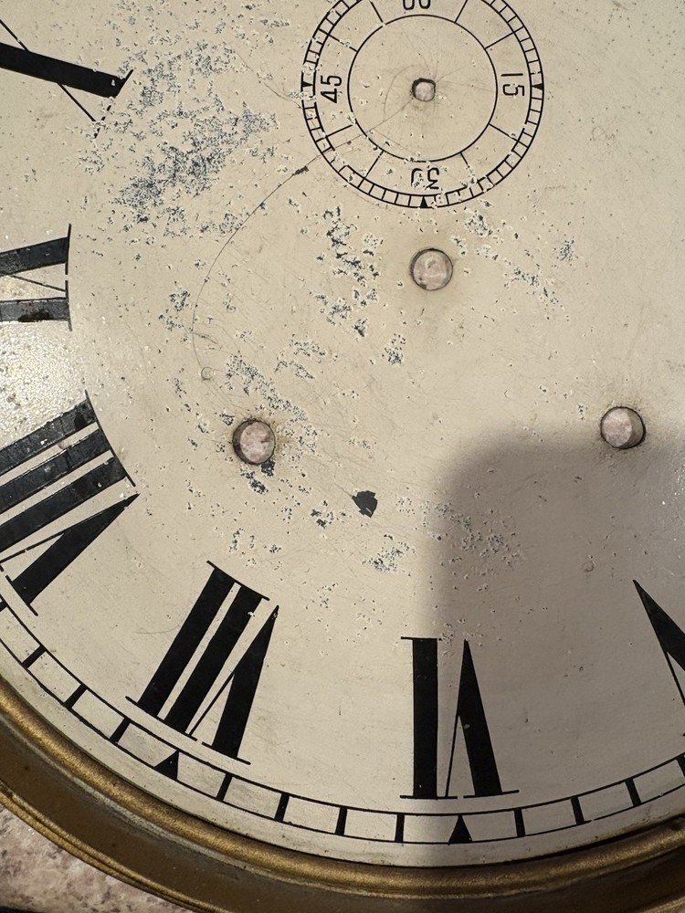 Antique Welch Verdi Clock Dial.