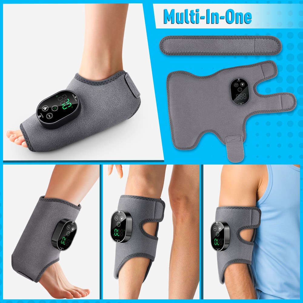 Cordless Foot & Ankle Massager with Heat and Vibration