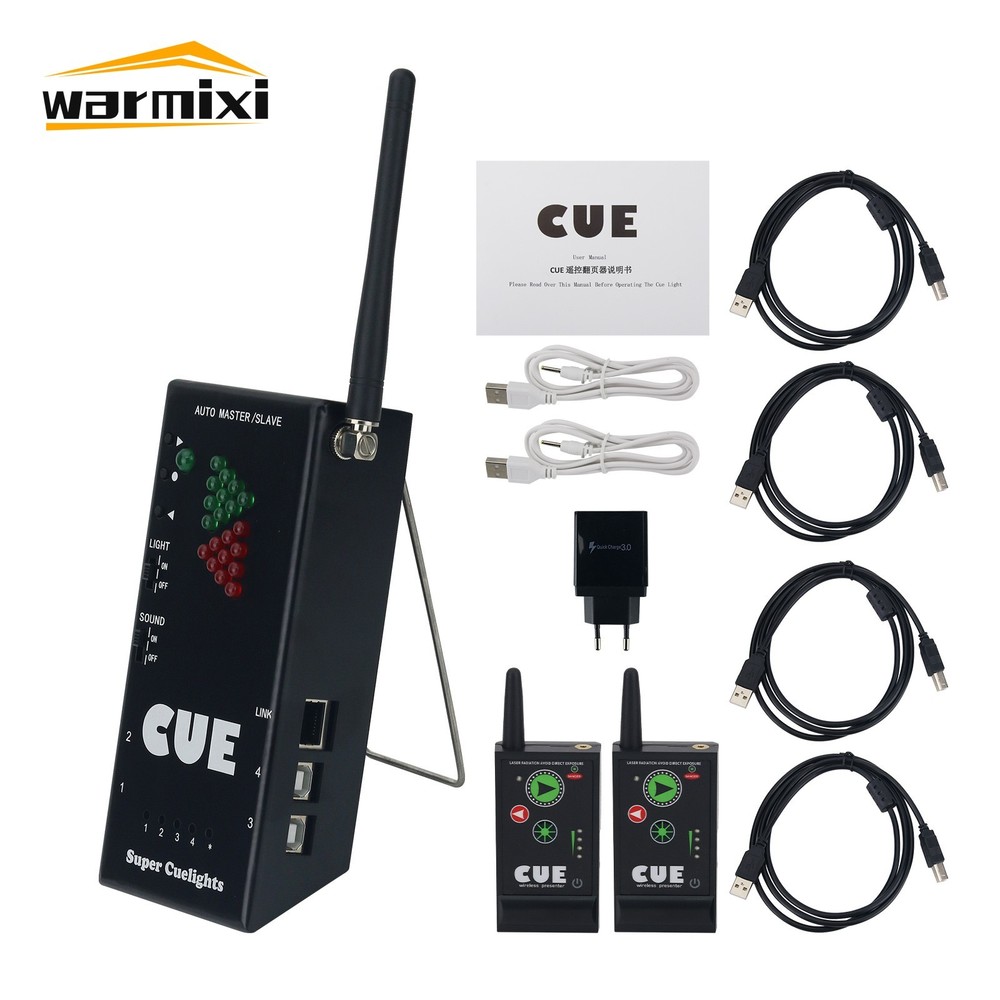Super Cuelight Presenter Remote 1 Receiver + 2 Transmitters for Presentation