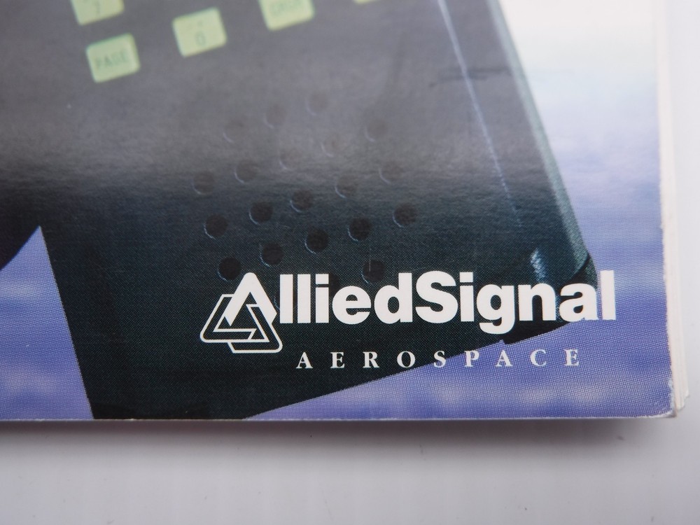 Allied Signal KLX 100 Operator's Guide Software Version 2