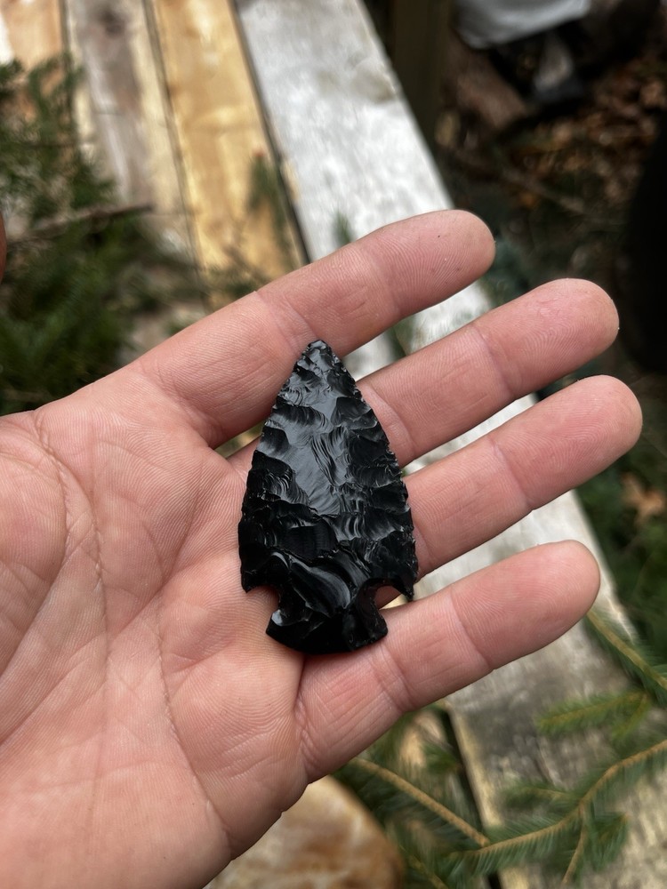 Arrowhead Obsidian Corner Notch