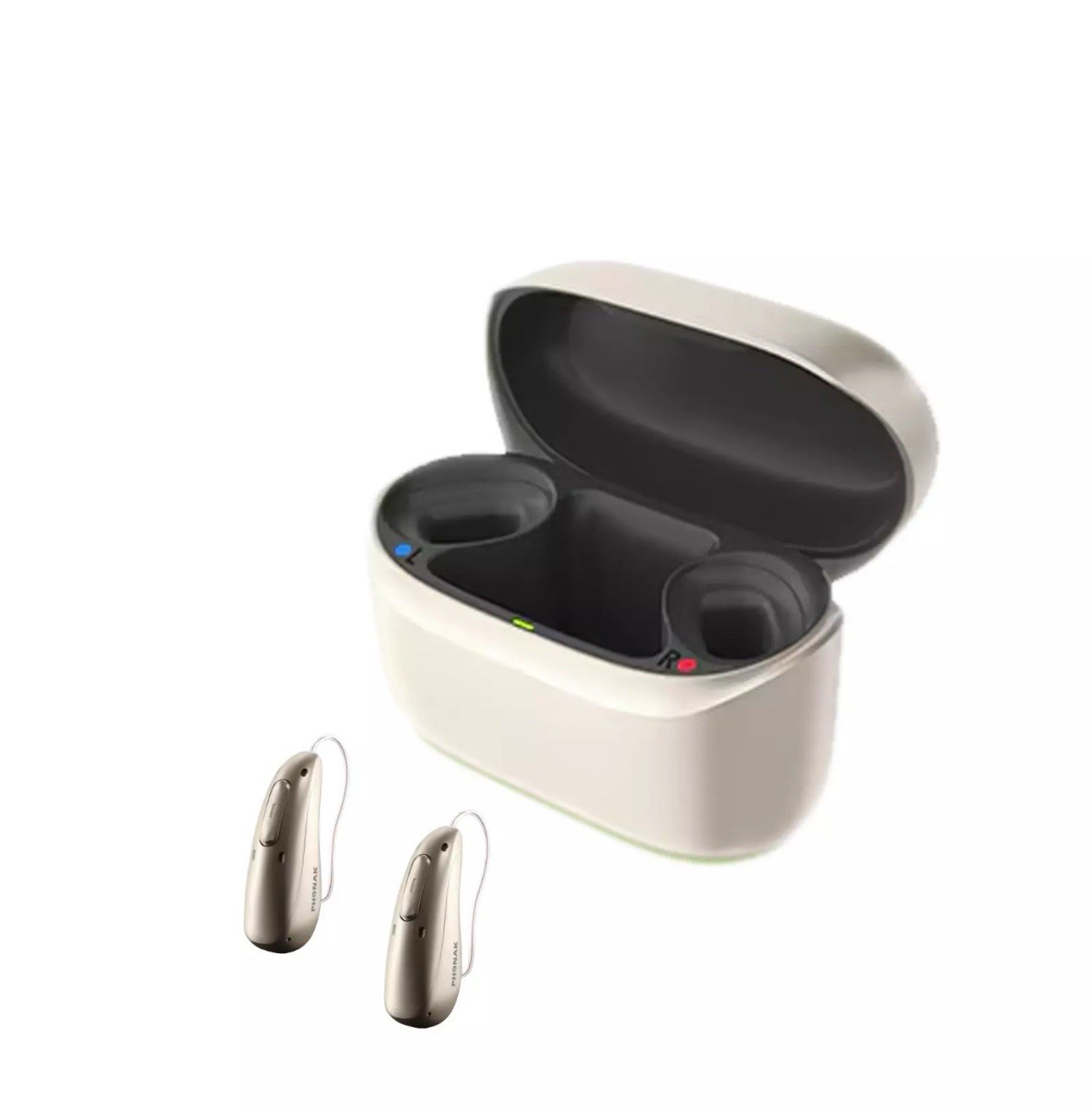 Phonak Audeo Sphere Ultra Infinio I90 PAIR Silver + Free Charger-USA Seller