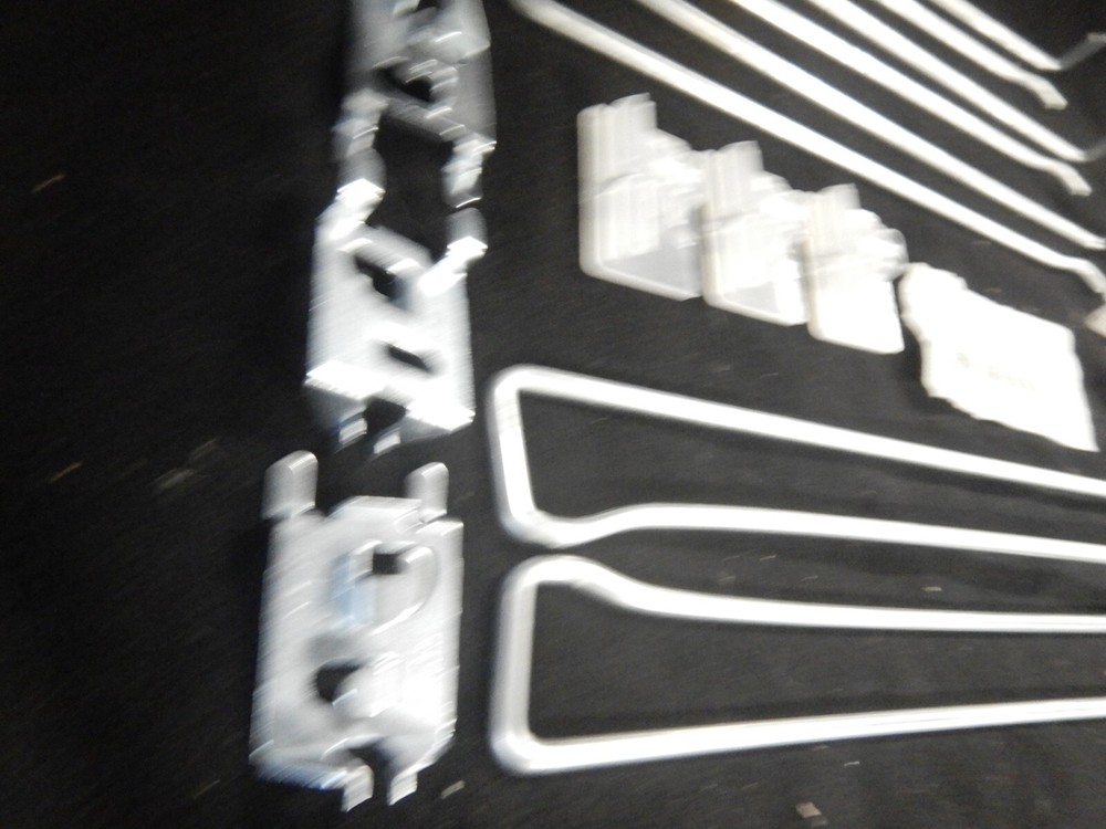 50 Pack 10" Hook with Label Holder for Pegboard Retail Display Use