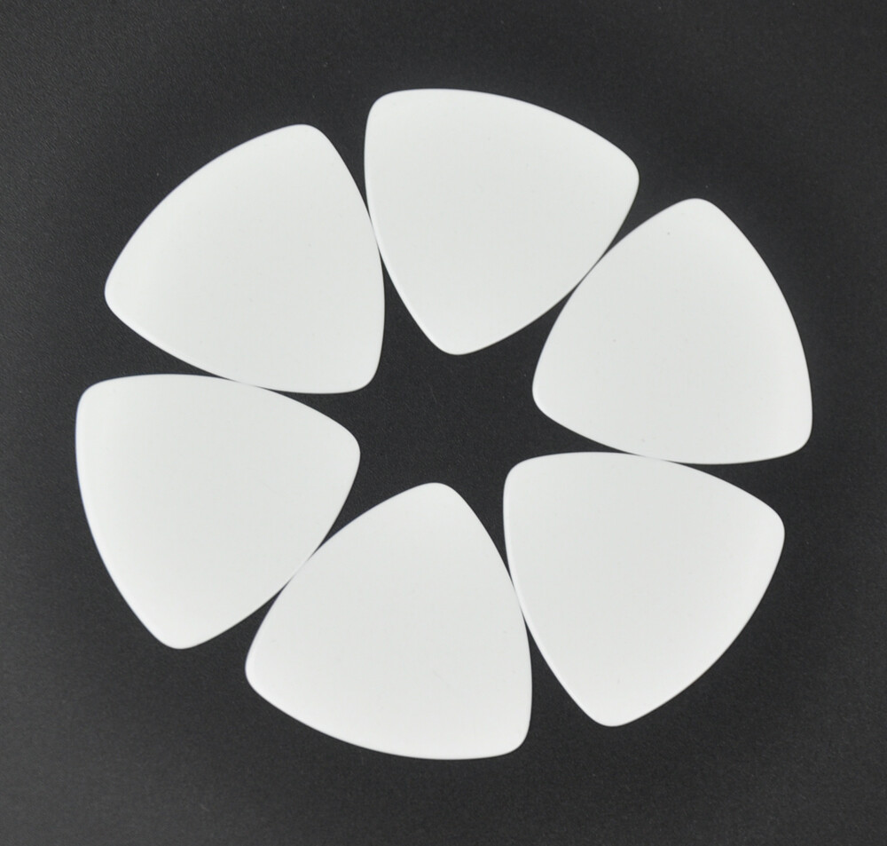 100pcs Heavy 0.96mm 346 Rounded Triangle Guitar Picks Plectrums Blank Celluloid