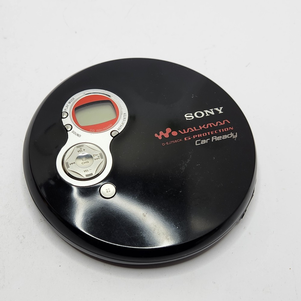Sony Walkman Portable CD Player Model D-EJ758CK (For Parts)
