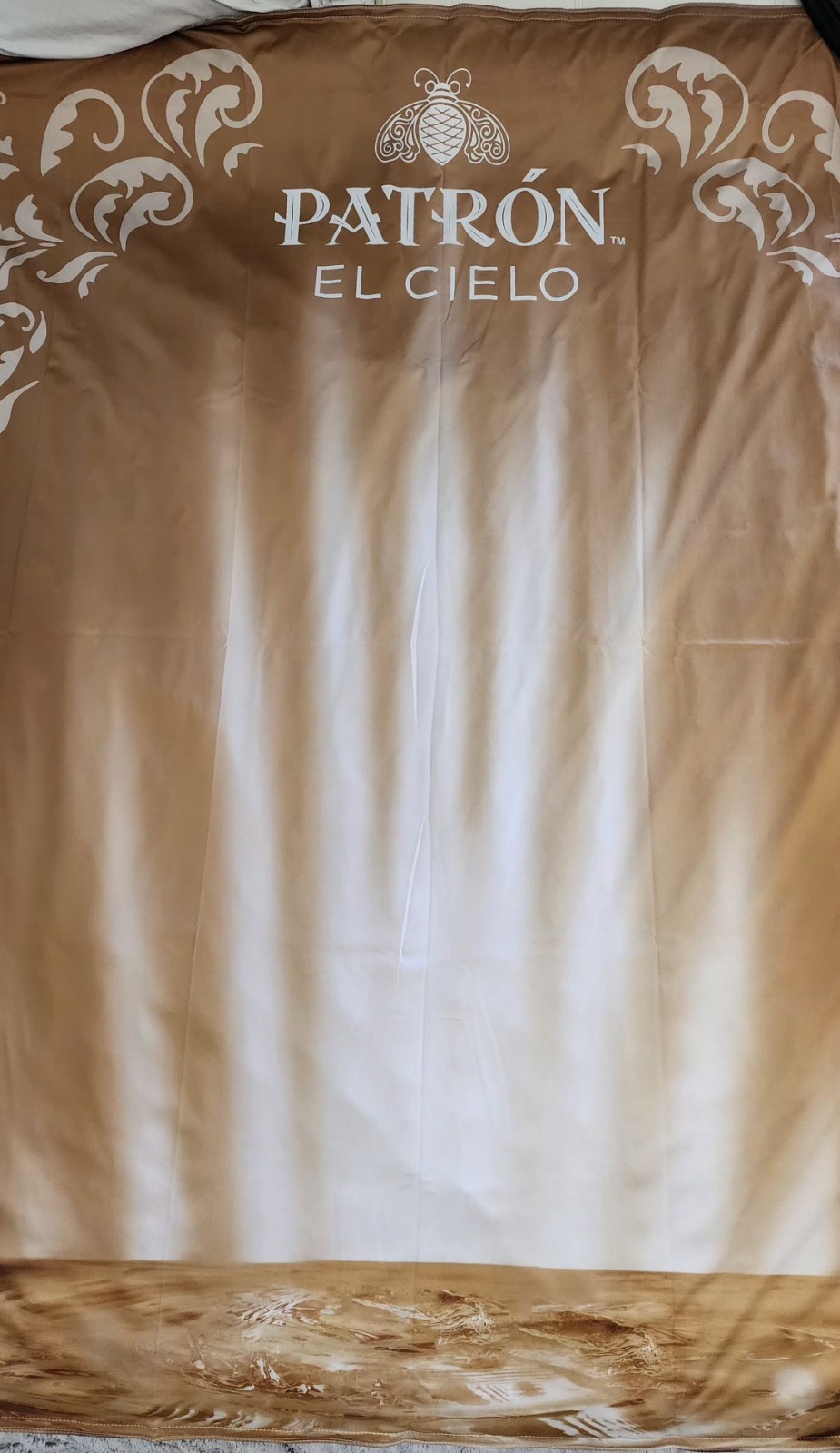 Patron El Cielo Tequila Promotional Backdrop Fabric Display Luxury Backing