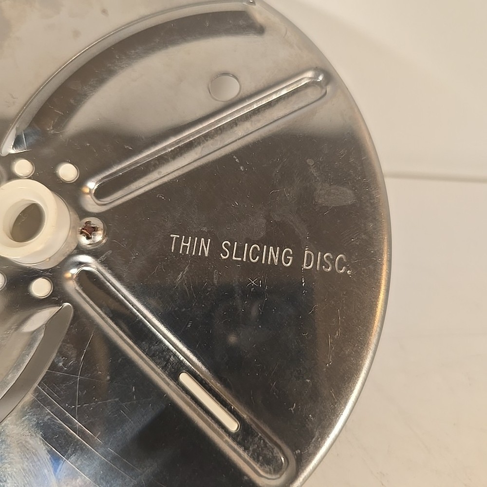 Vintage Oster Regency Kitchen Center Shredder Replacement Thin Slicing Disc