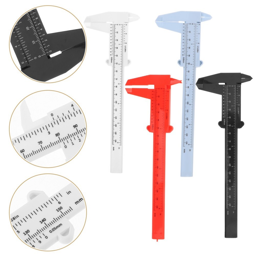 4 Pcs Precision External Dial Caliper Measure Measuring Tool Student
