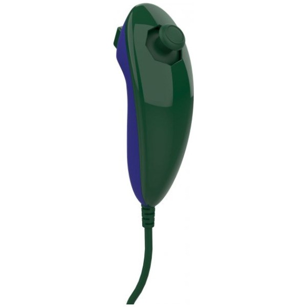 Green Wired Nunchuk Controller for Wii/Wii U